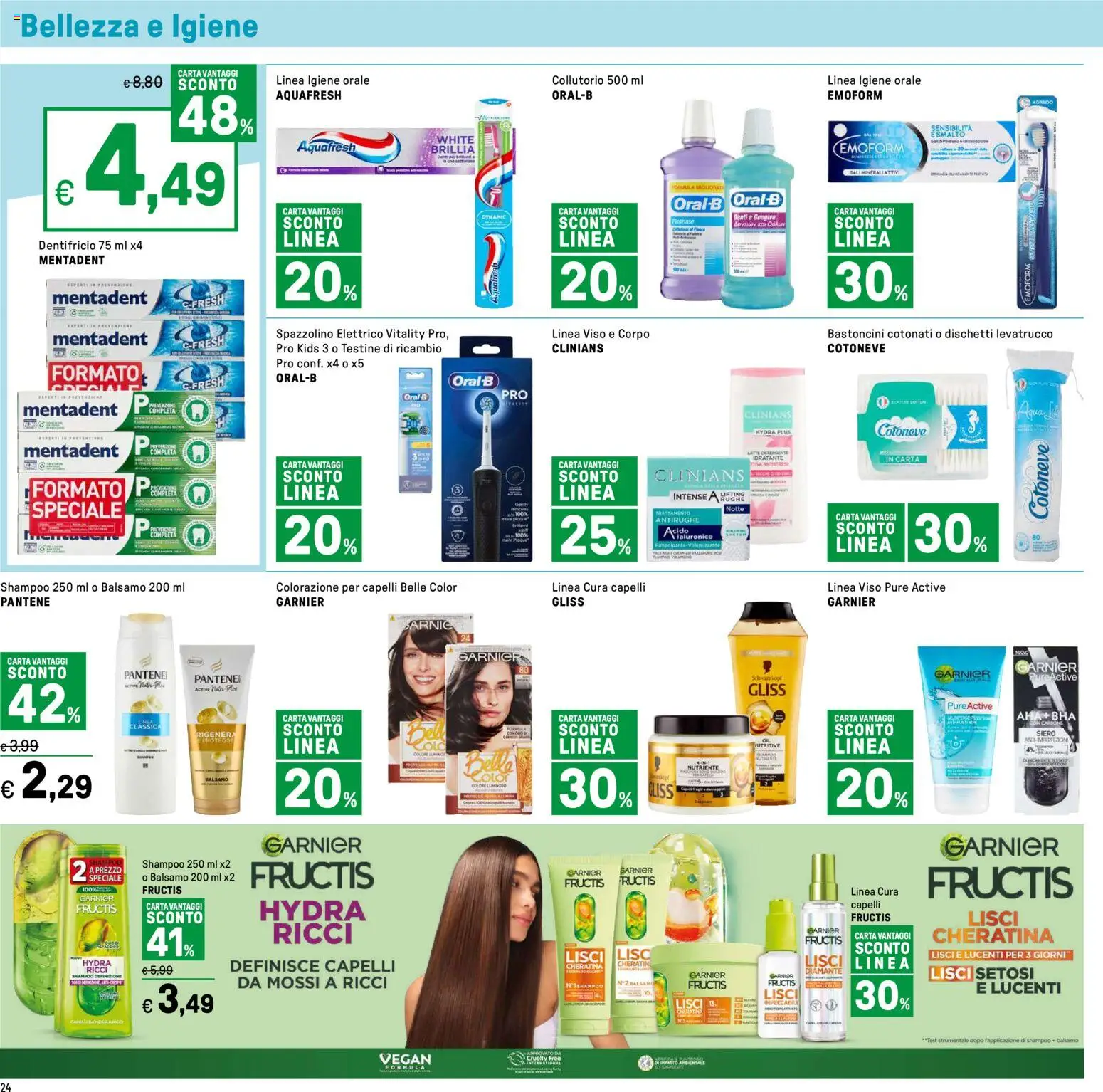Volantino Iper del 12.02.2026 | Pagina: 24 | Prodotti: Balsamo, Dentifricio, Spazzolino, Collutorio