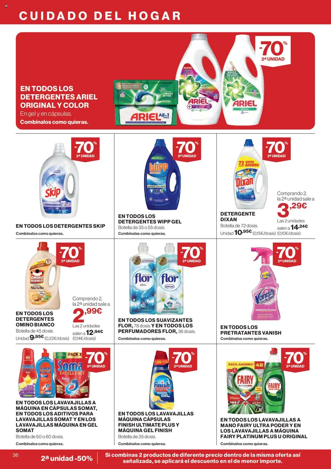 Hipercor catálogo │ válido desde el 25.09.2025 | Página: 40 | Productos: Detergente, Lavavajillas