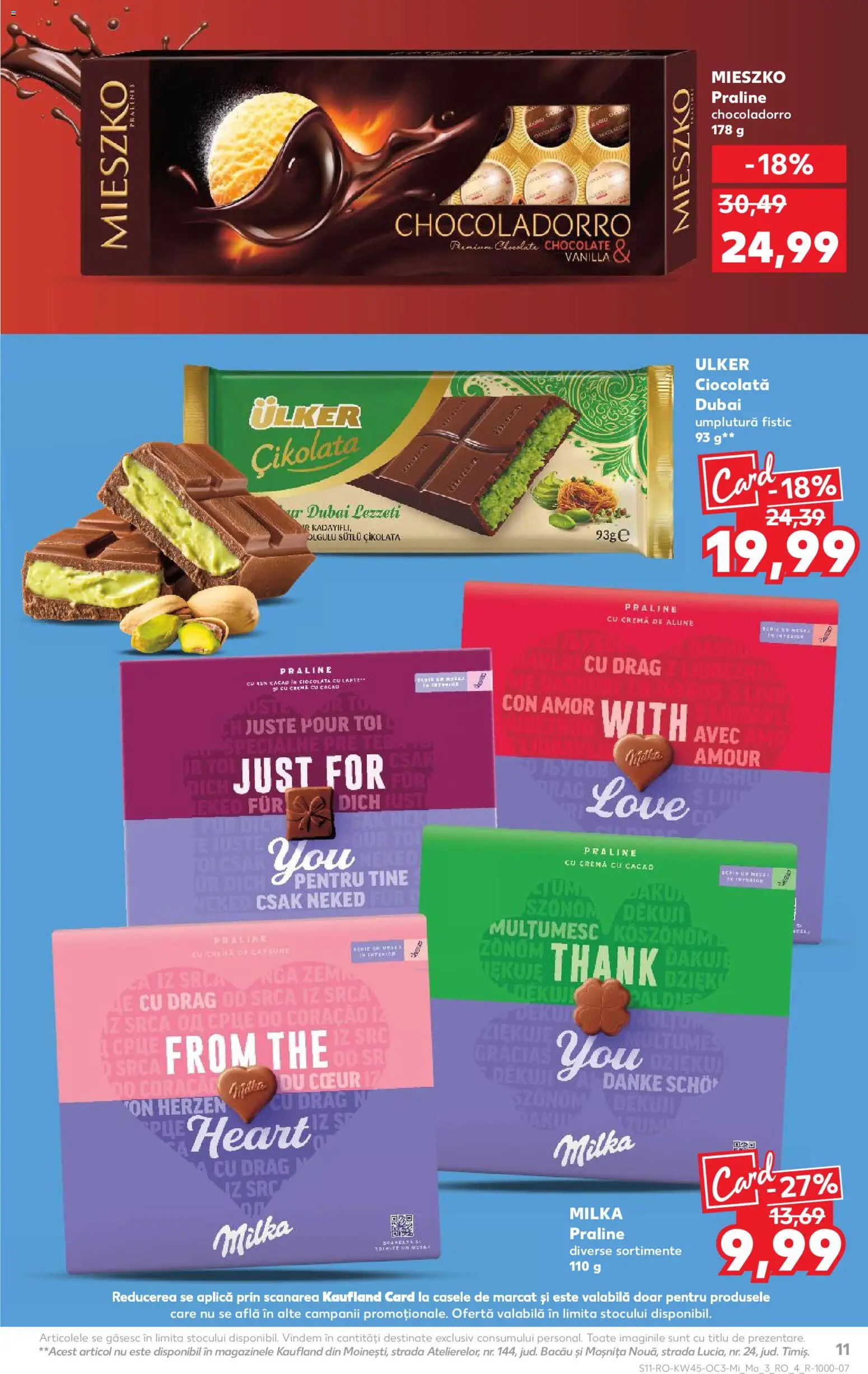 Noul catalog Kaufland – valabil de la 05.11.2025 | Pagină: 11 | Produse: Alune, Praline, Cremă, Cacao