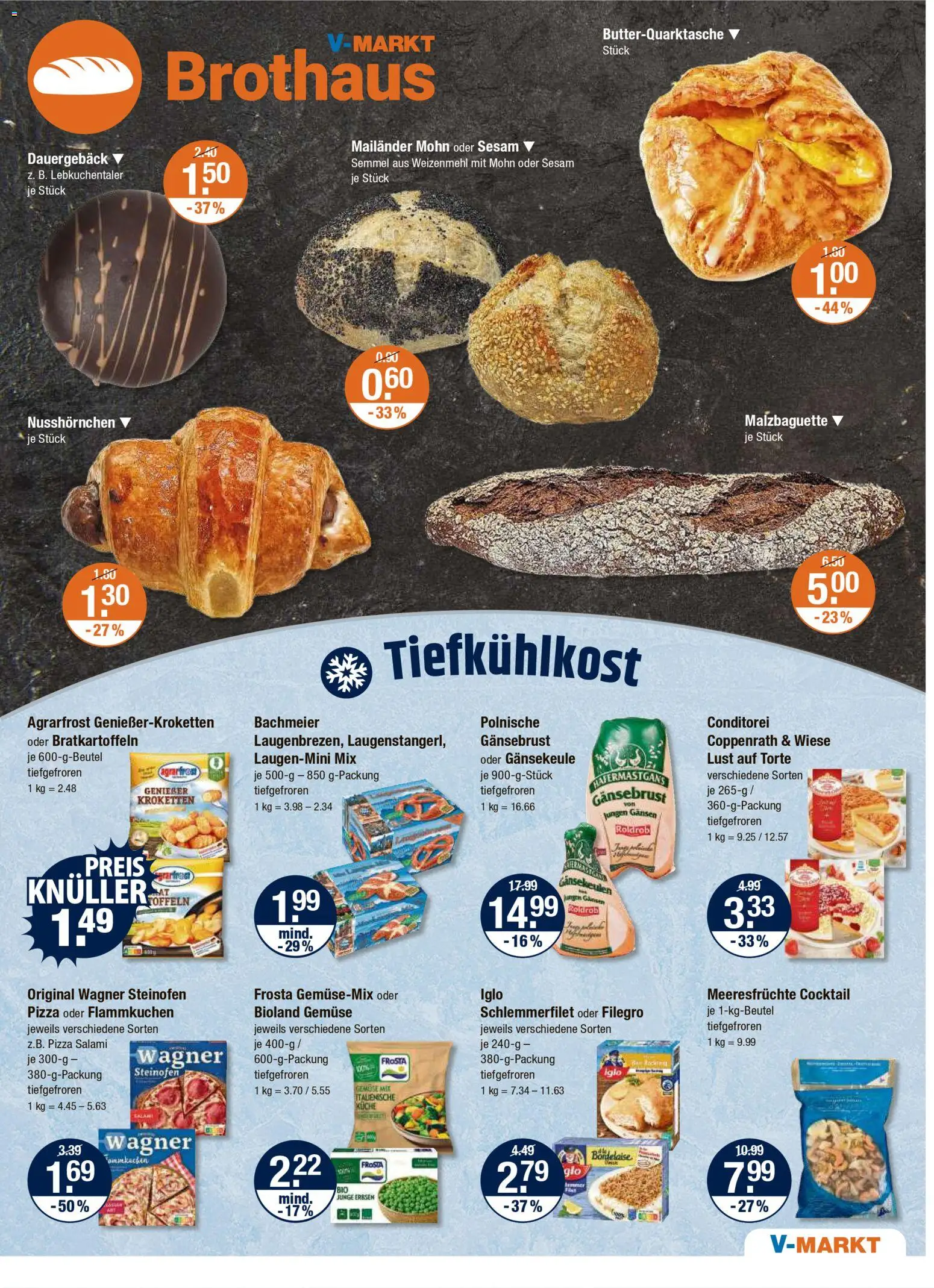 V-Markt - Hallertau/Oberpfalz – gültig ab 04.12.2025 | Seite: 5 | Produkte: Iglo, Frosta, Gemüse, Meeresfrüchte