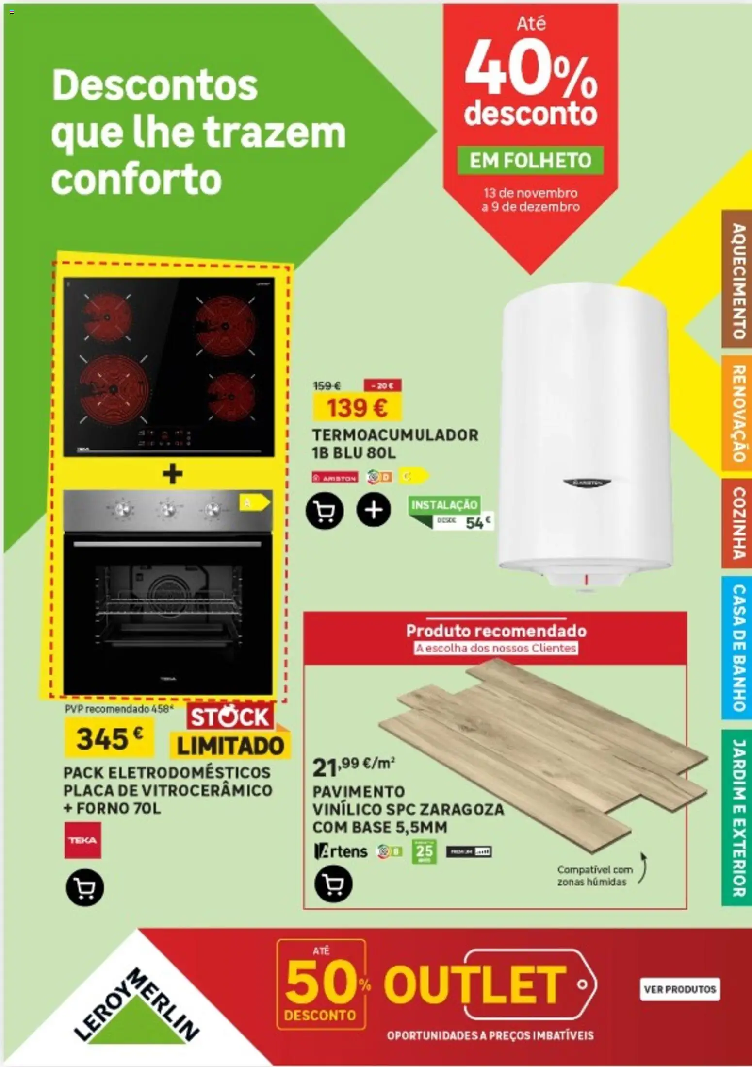 Leroy Merlin Arquipélago dos Açores │ válido de 13.11.2025 | Página: 1 | Produtos: Forno, Base, Casa de banho, Banho