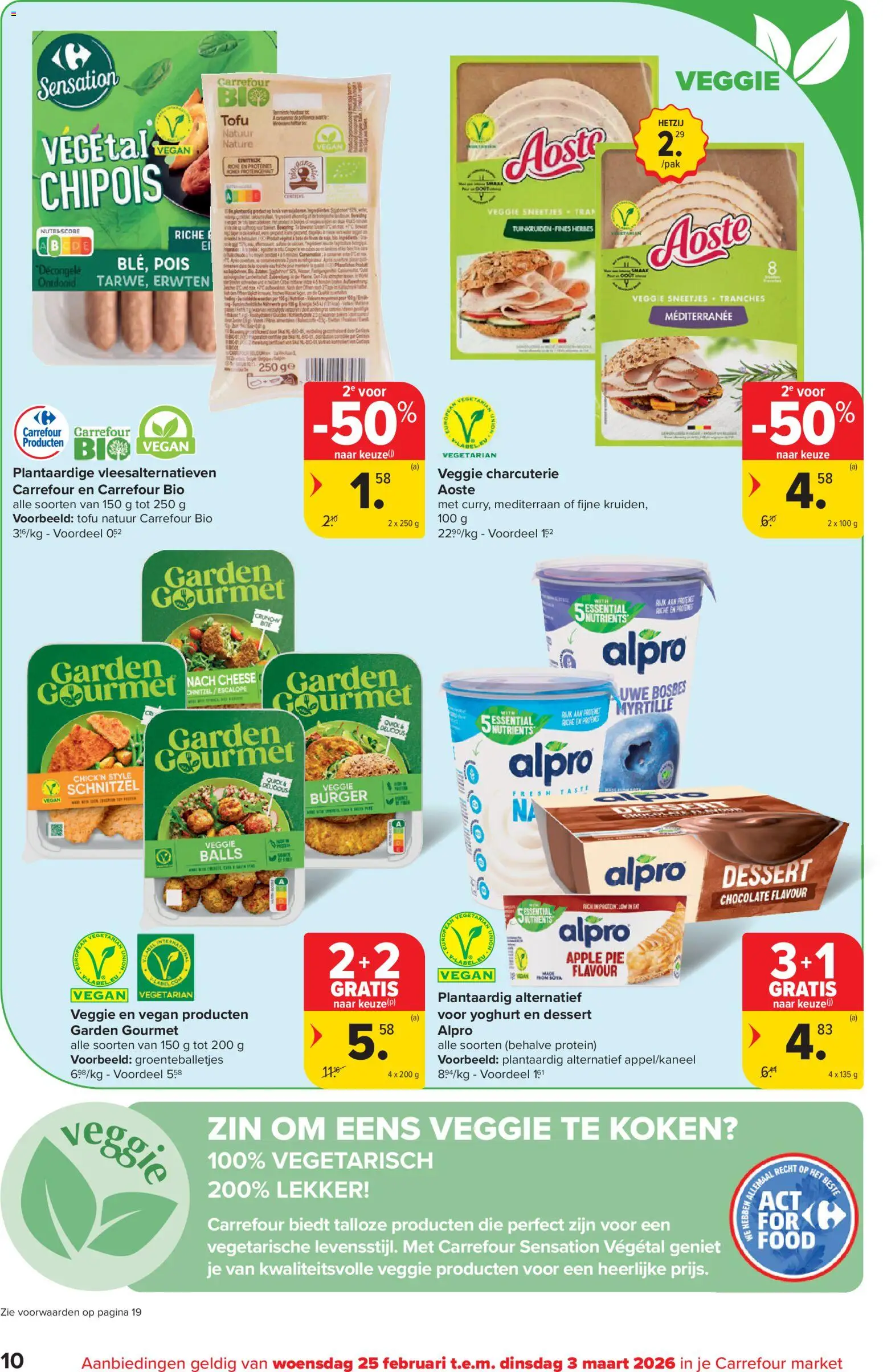 {H1} | Pagina: 10 | Producten: Schnitzel, Kore, Rooibos tea, Yoghurt