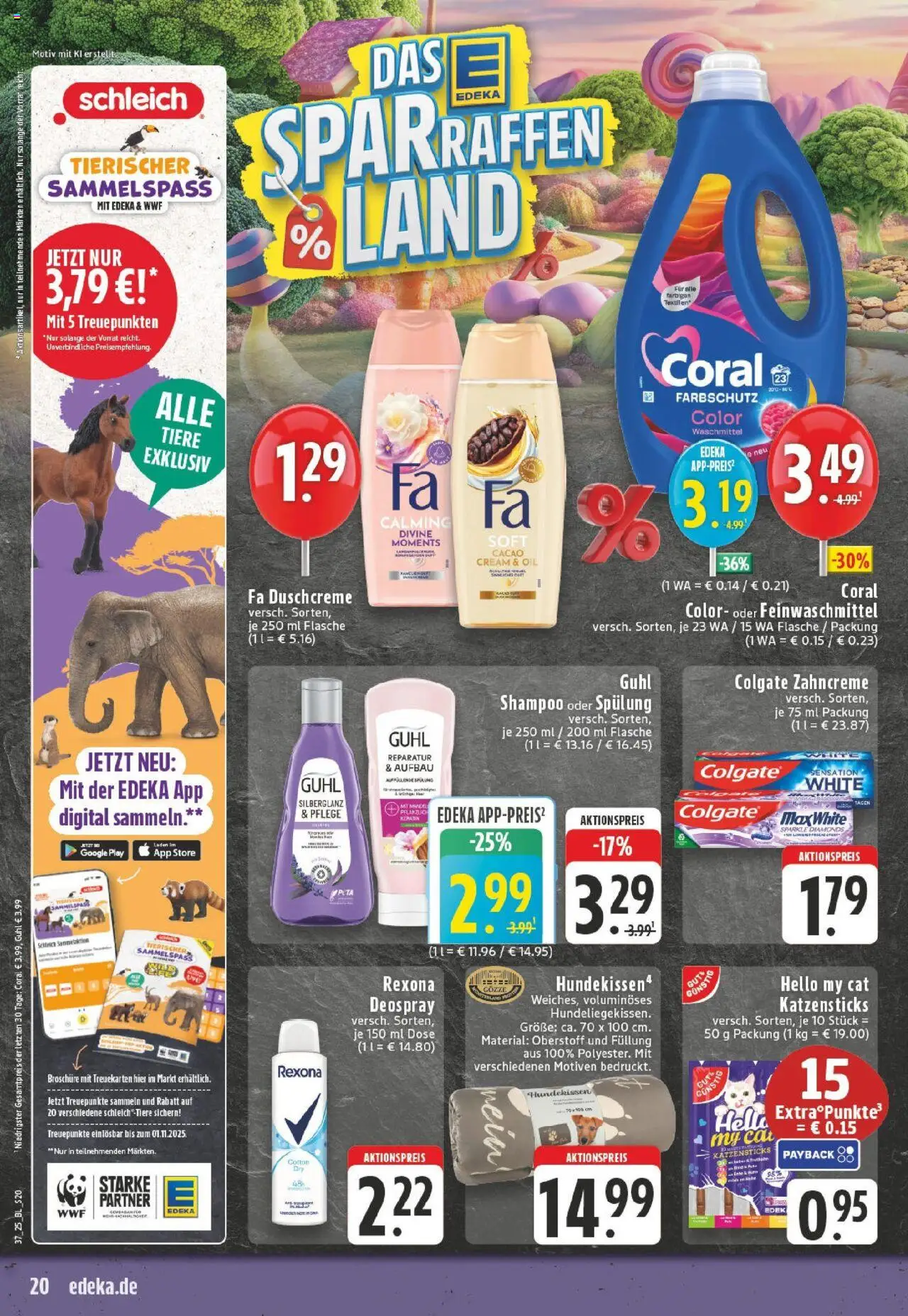 Edeka prospekt Gütersloh	 – gültig ab 07.09.2025 | Seite: 20 | Produkte: Shampoo, Deodorant, Duschcreme, Deospray