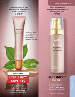 New Justine catalogue – valid from 01.09.2025 | Page: 20 | Products: Serum, Dark spot corrector