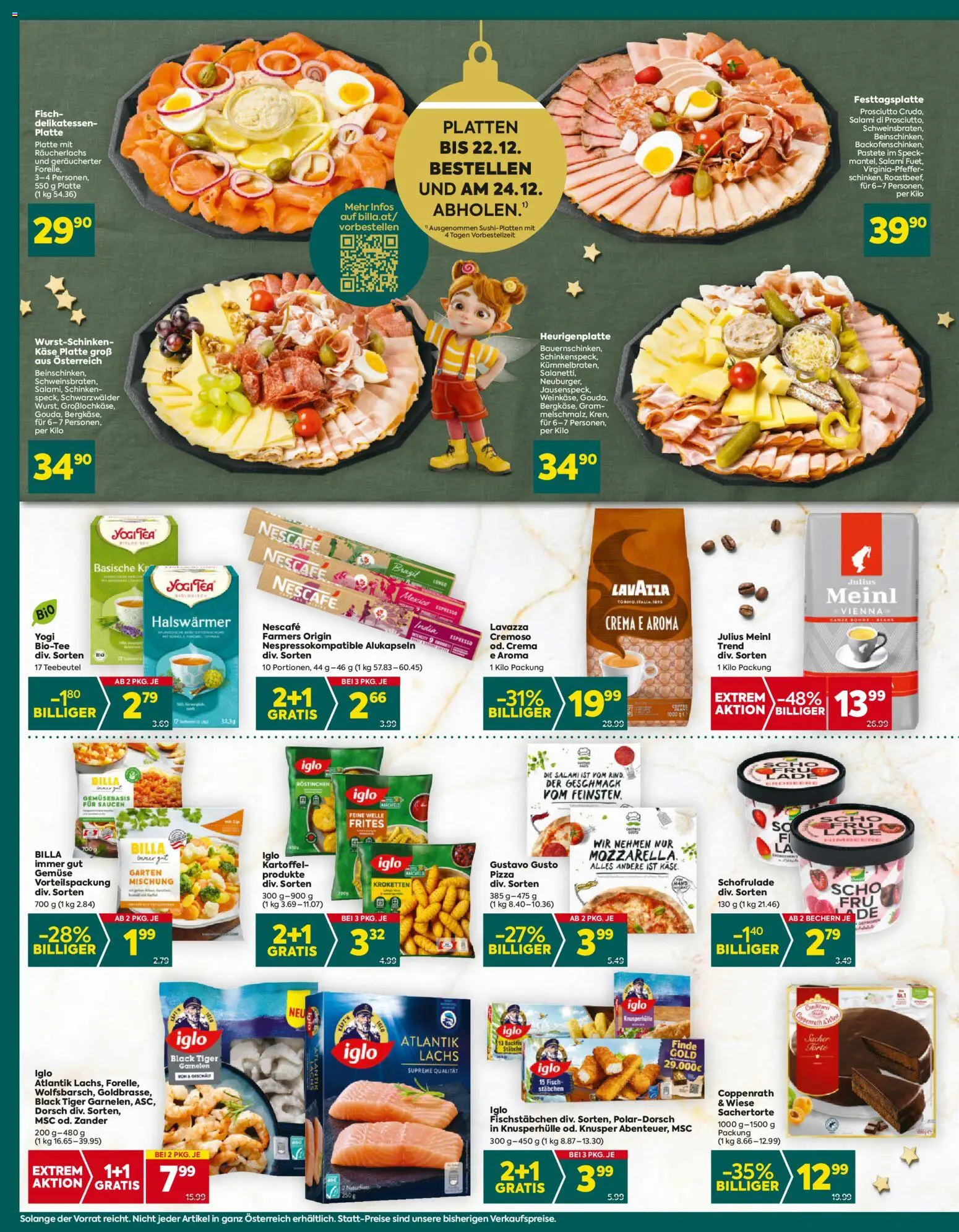 Billa Plus Flugblatt gültig ab 18.12.2025 | Seite: 13 | Produkte: Gemüse, Salami, Schinken, Pizza