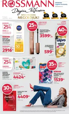 Rossmann Akciós újság - amely érvényes a következő dátumtól: 11.08.2025