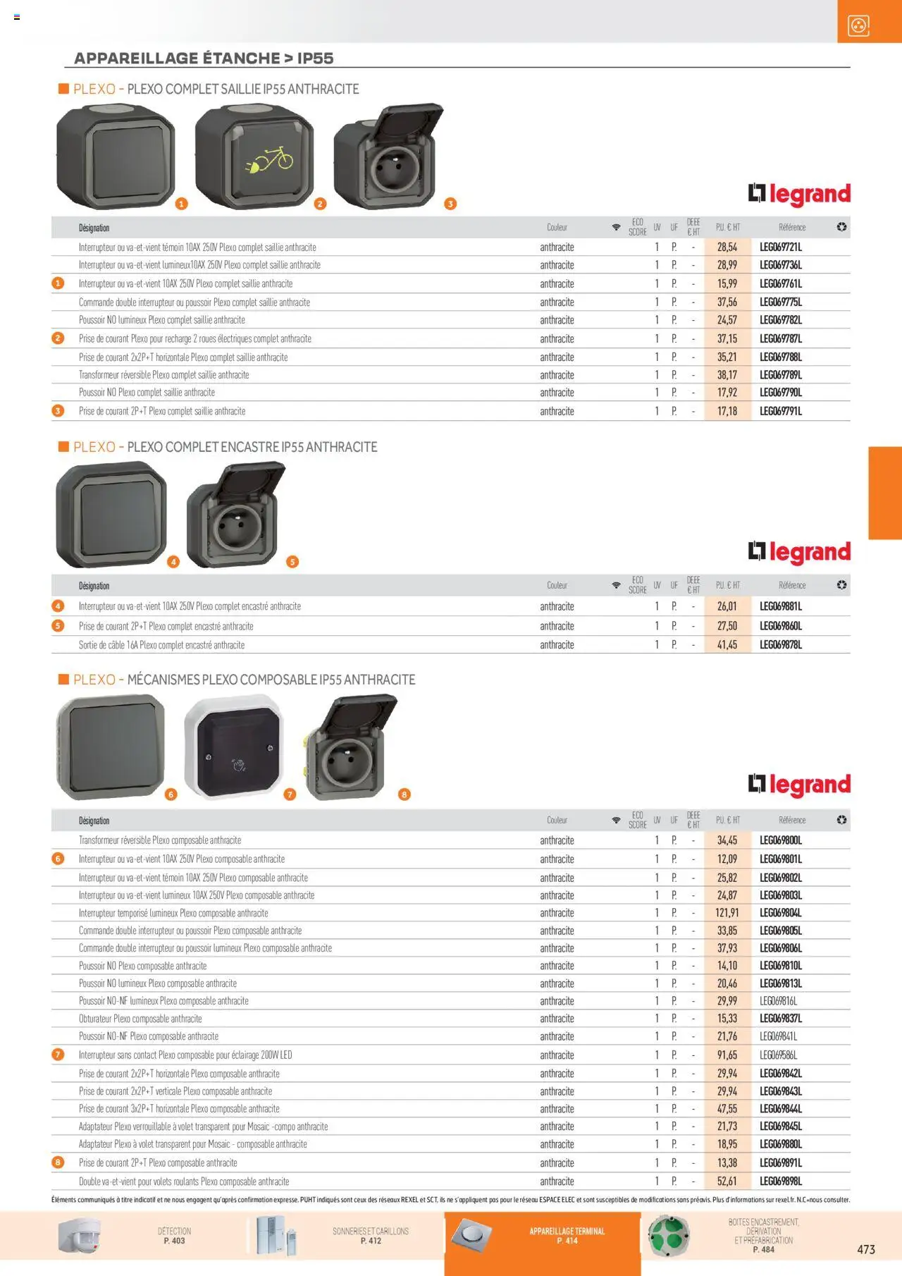  | Page: 107 | Produits: Câble, Adaptateur, Interrupteur, Prise