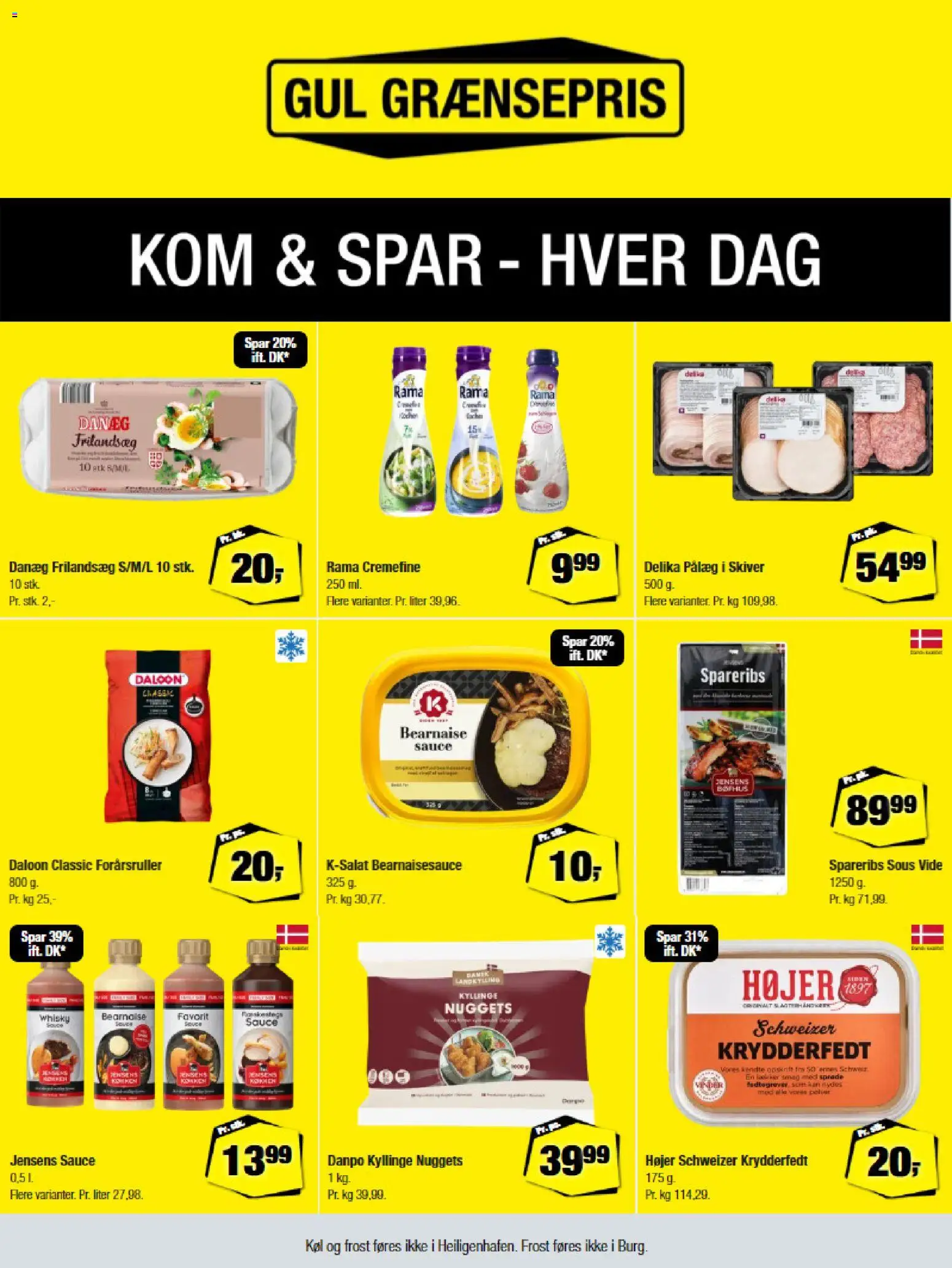 Calle tilbudsavis – gyldig fra 26.11.2025 | Side: 1 | Produkter: Nuggets, Pålæg, Spareribs