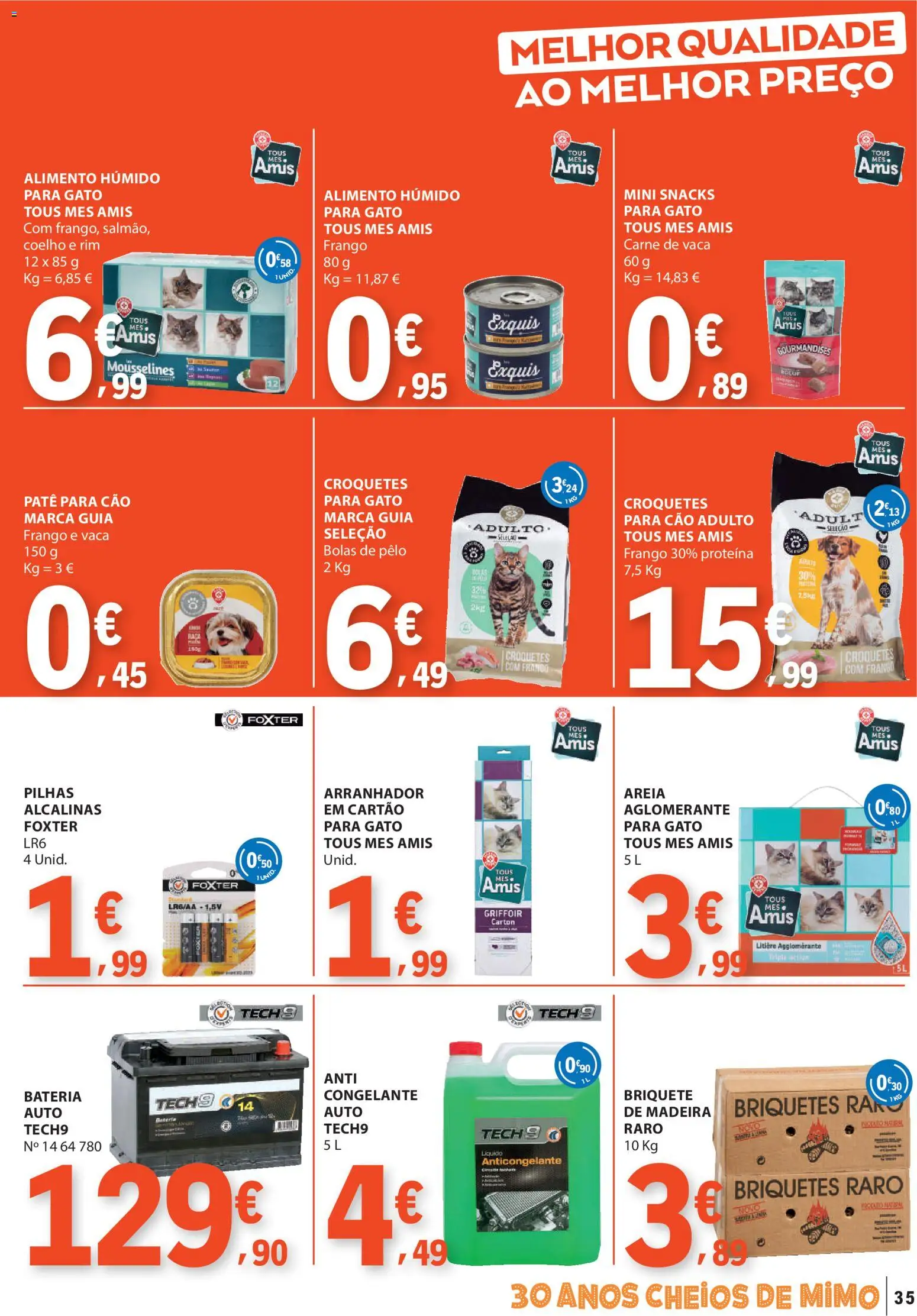 E.Leclerc folheto │ válido de 22.01.2026 | Página: 35 | Produtos: Areia, Frango, Pilhas, Proteina