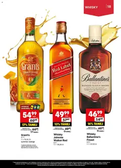 Delikatesy Centrum Gazetka - DeliBarek od 21.07.2025 | Strona: 18 | Produkty: Grant's, Delikatesy, Red label, Whisky