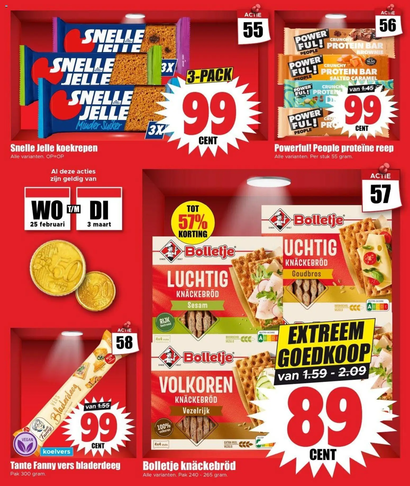 {H1} | Pagina: 15 | Producten: Waffelini