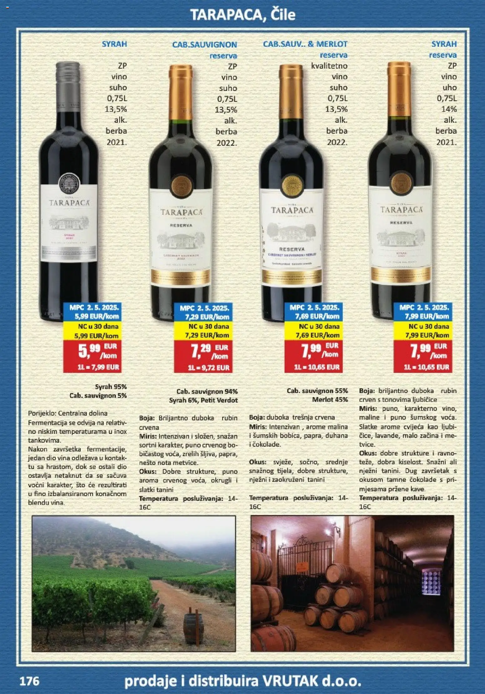 Vrutak katalog | vrijedi od 01.11.2025 | Stranica: 176 | Proizvodi: Miris, Vino, Maline