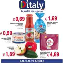 Anteprima del volantino Coal volantino D'Italy valido a partire dal 09.04.2026