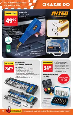 Pogląd oferty "Biedronka gazetka Hity i inspiracje" - ważna od 28.02.2026 | Strona: 12 | Produkty: Nożyk