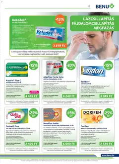 BENU Gyógyszertárak akciós újság - amely érvényes a következő dátumtól: 01.04.2026 | Oldal: 17