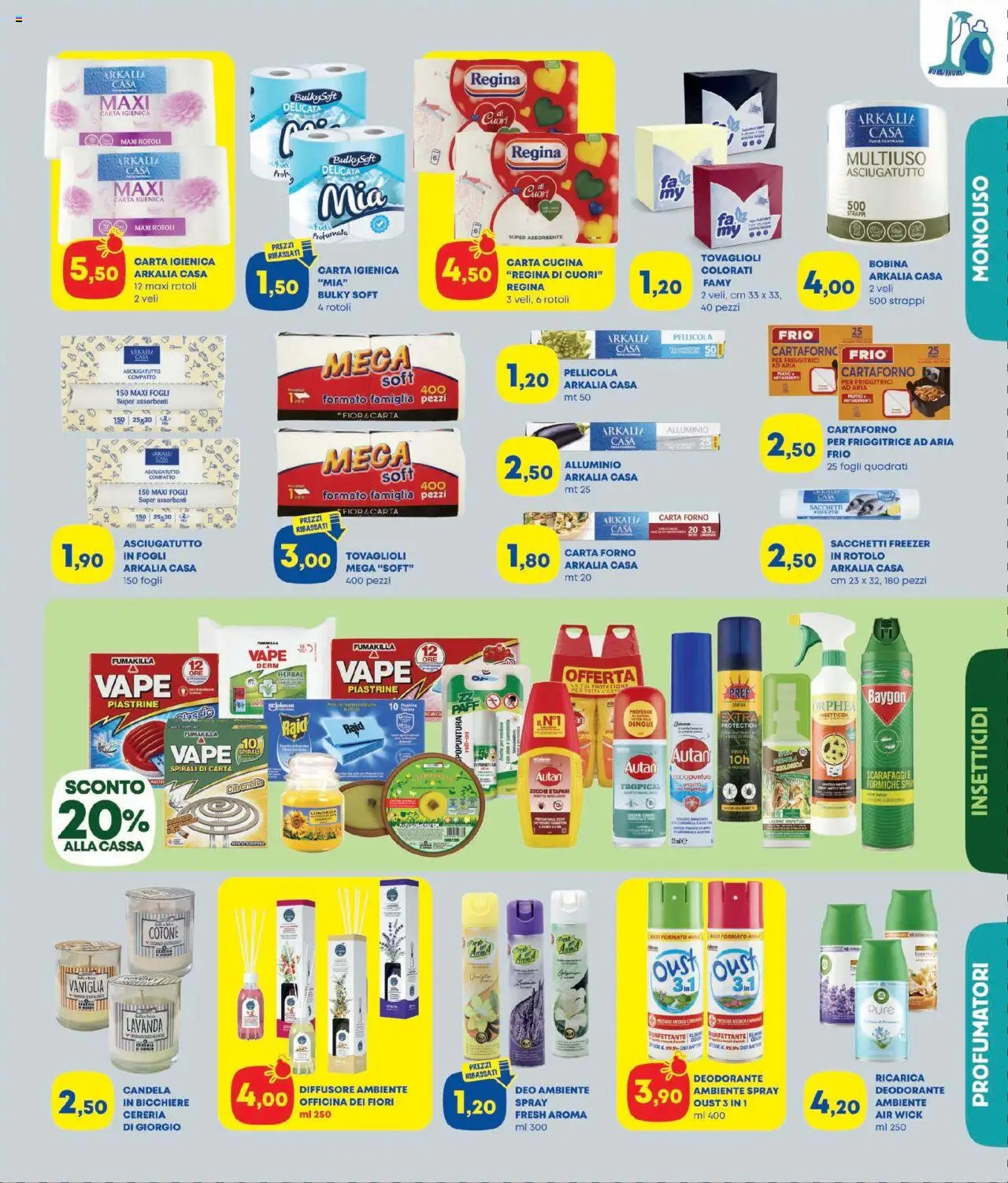 Volantino Panorama del 07.08.2025 | Pagina: 5 | Prodotti: Friggitrice ad aria, Carta forno, Lavanda, Insetticida