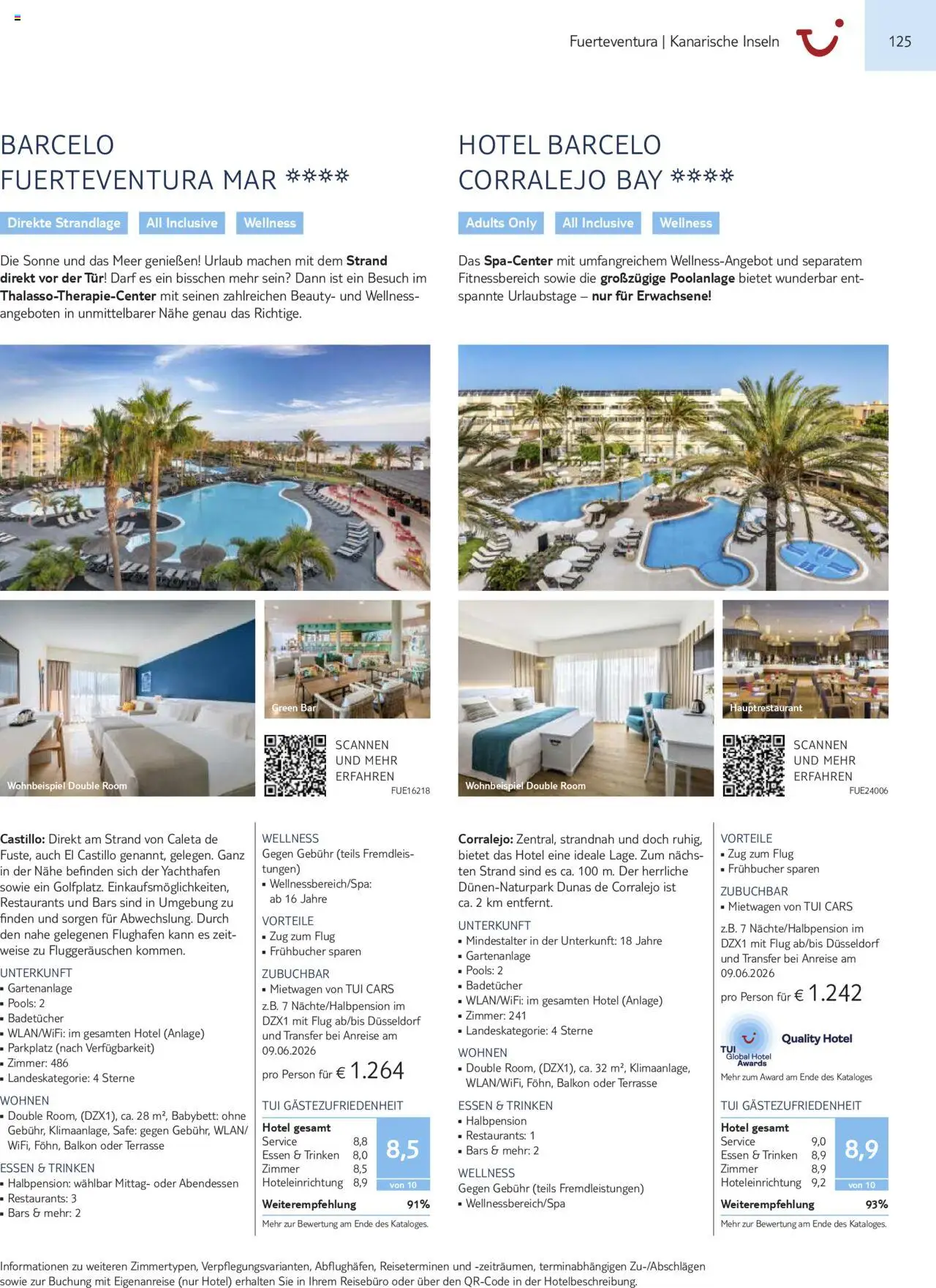 TUI Prospekt Kanaren, Kapverden & Senegal 2025/26	  – gültig ab 01.11.2025 | Seite: 125 | Produkte: Babybett, Tür
