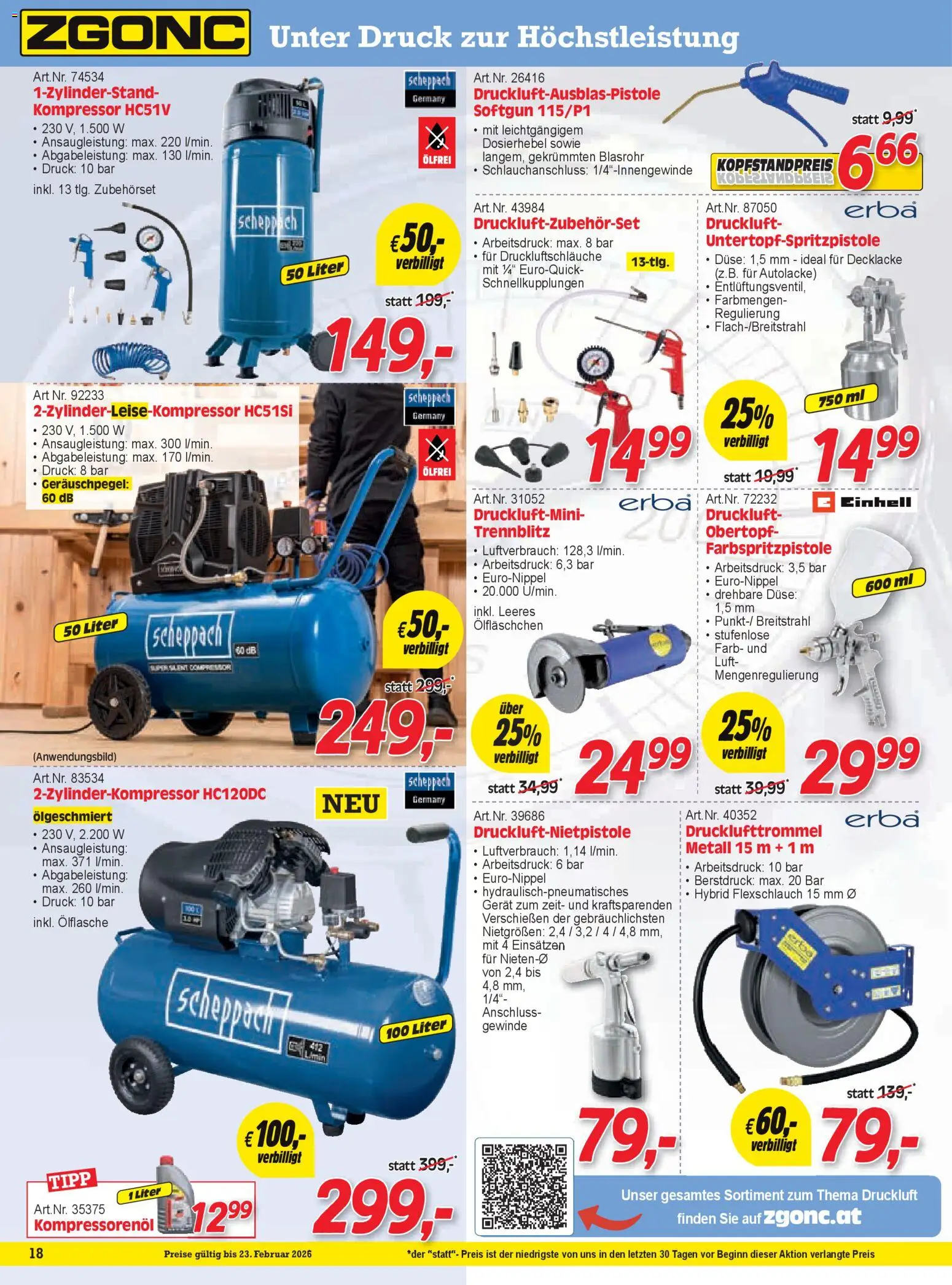 Zgonc Flugblatt Februar I 2026 gültig ab 01.02.2026 | Seite: 18