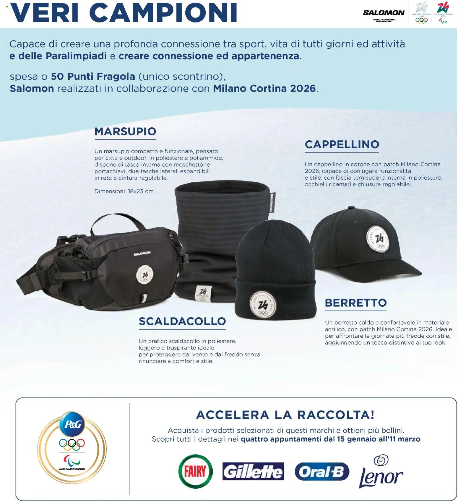 Volantino Esselunga S del 15.01.2026 | Pagina: 3 | Prodotti: Un berretto, Cintura