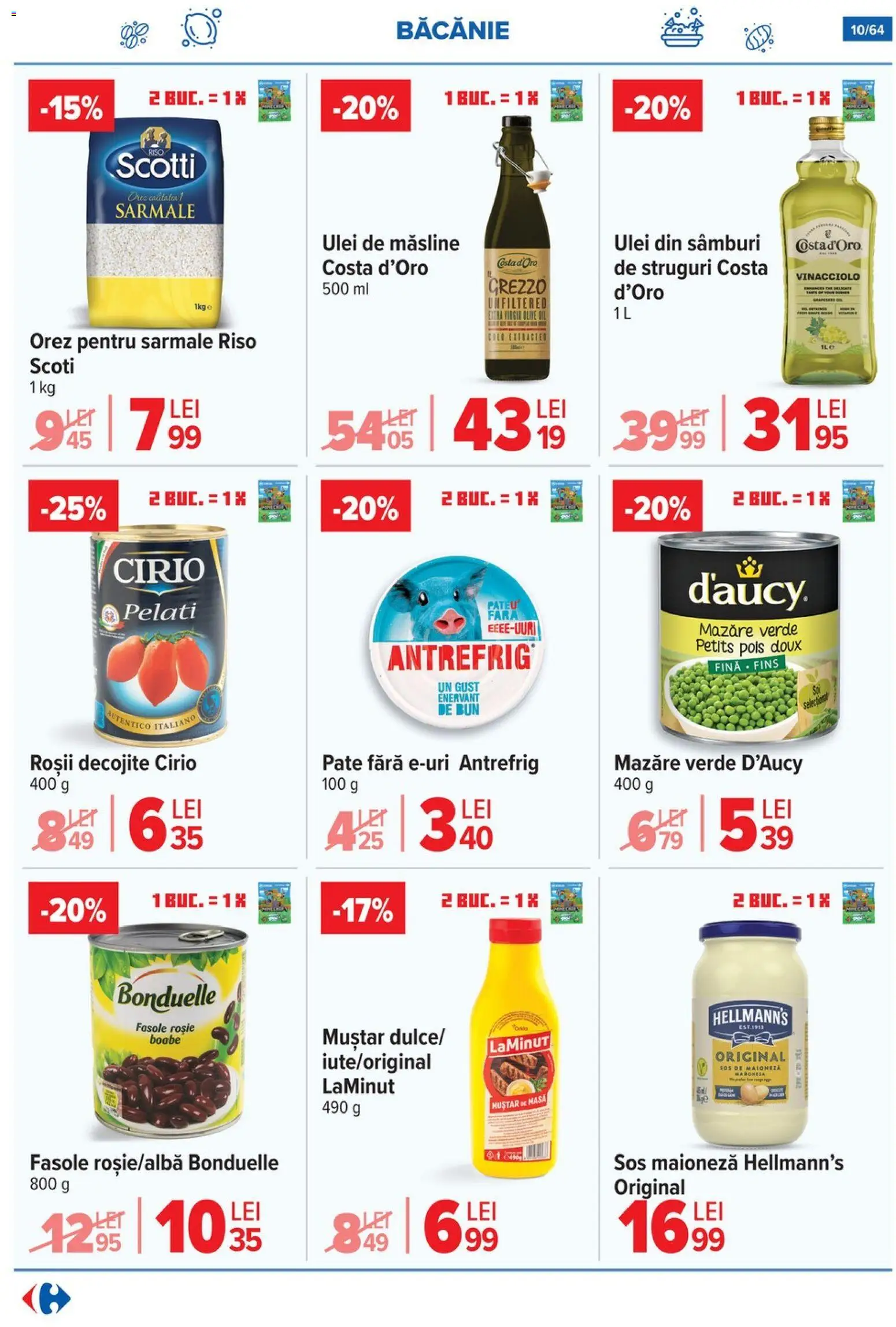 Noul catalog Carrefour – valabil de la 29.10.2025 | Pagină: 12 | Produse: Pate, Ulei, Maioneză, Sos