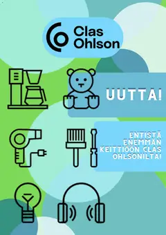 Clas Ohlson-mainoslehti voimassa 09.02.2026 alkaen