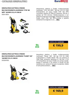 Anteprima del volantino Eurobrico Idropulitrici catalogo valido a partire dal 23.07.2025 | Pagina: 24 | Prodotti: Acqua, Idropulitrice, Alluminio