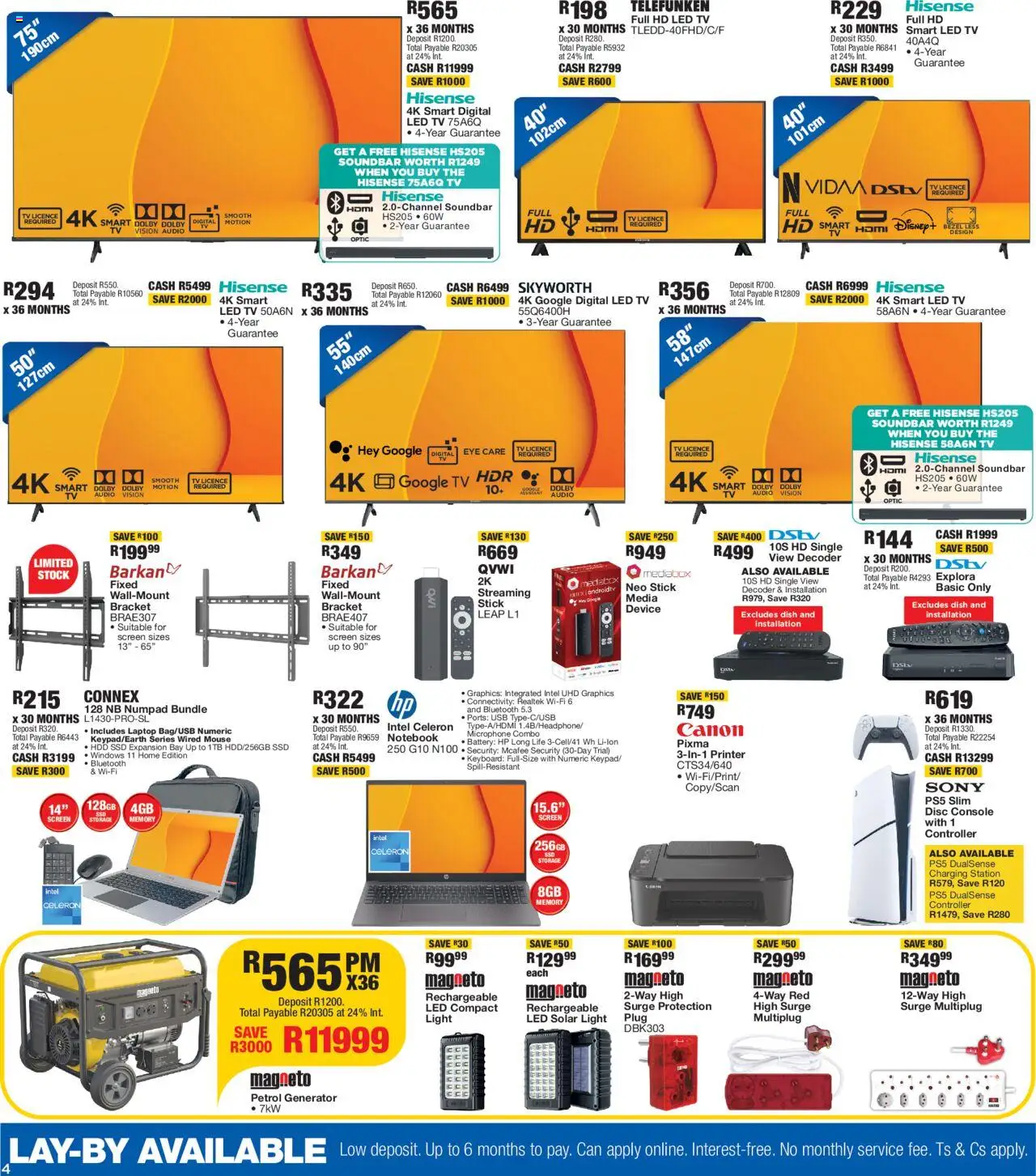 New OK Furniture catalogue – valid from 17.09.2025 | Page: 4 | Products: Keyboard, Microphone, TV, Light