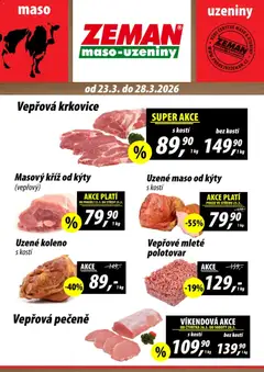 Náhled letáku Prodejny Zeman leták od 23.03.2026