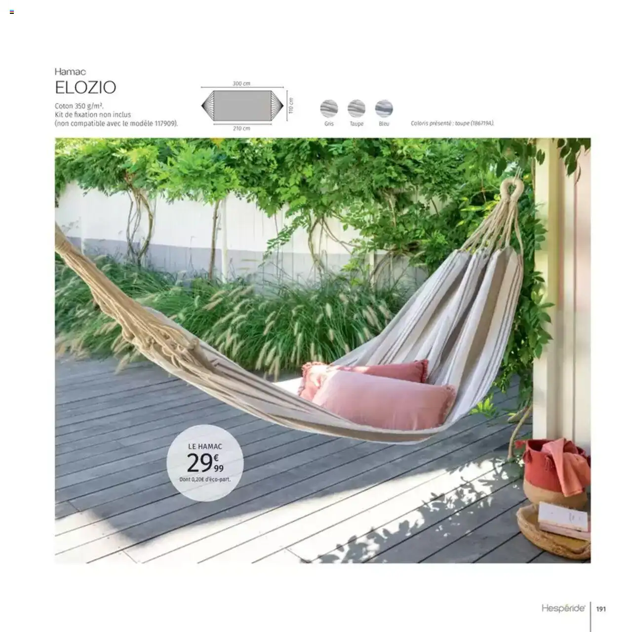  | Page: 191 | Produits: Coton, Hamac