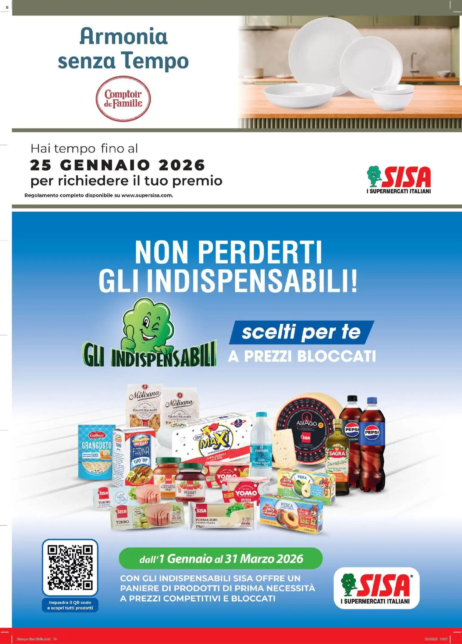 Volantino SISA del 15.01.2026 | Pagina: 19 | Prodotti: Fragole, Farina, Pasta, Tonno