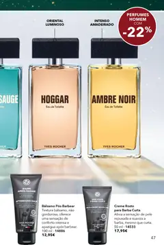 Pré-visualização AFTERSHAVE BALM, Bálsamo Pós-Barbear Textura bálsamo, não gordurosa, oferece uma sensação de conforto intensa e apazigua após barbear. 100 ml - 14886 válido de 30.11.2025 | Página: 47