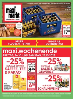 Maximarkt Vöcklabruck, Wels ab 23.10.2025 gültig