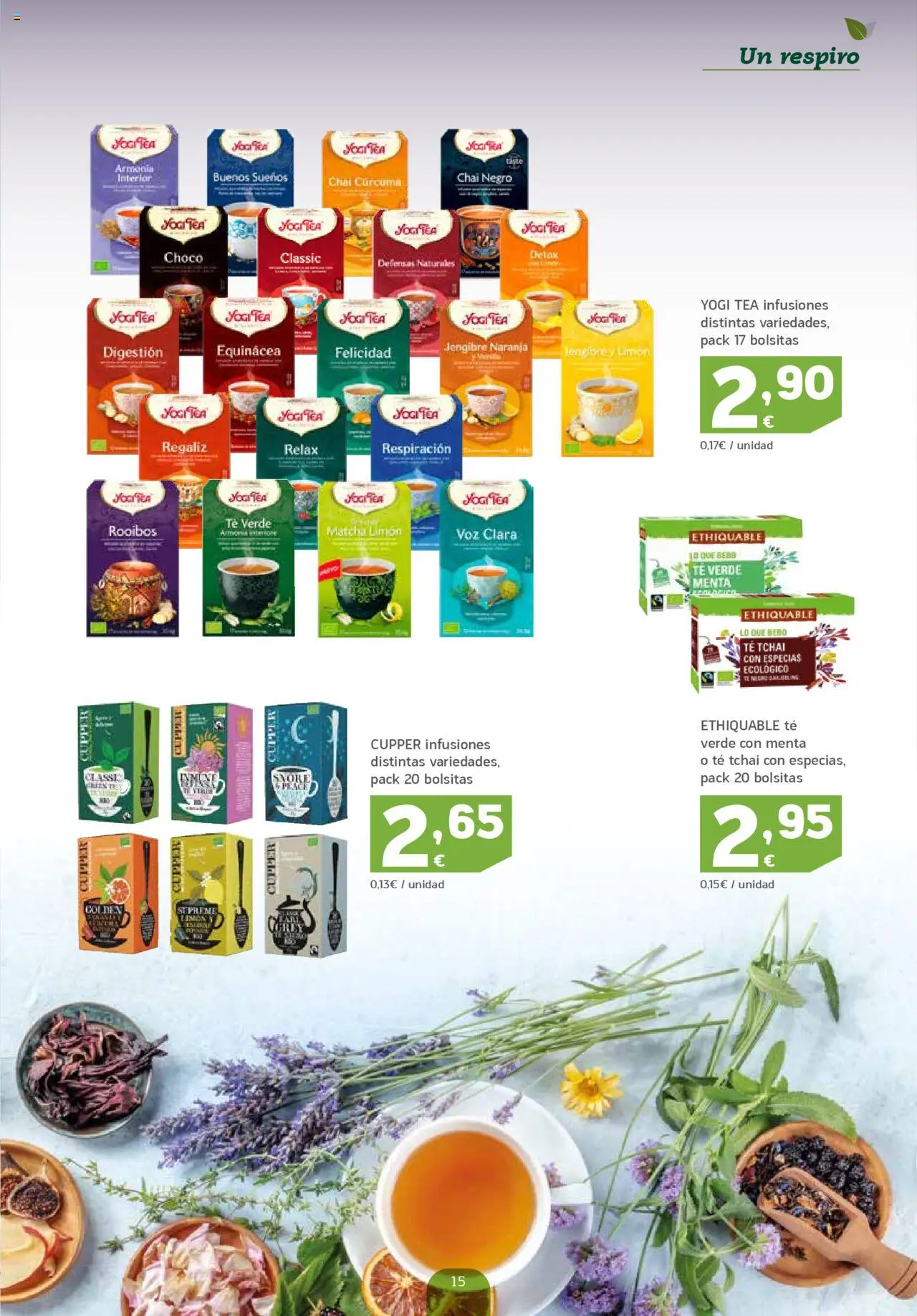 HiperDino - Productos Ecológicos │ válido desde el 26.05.2025 | Página: 15 | Productos: Té