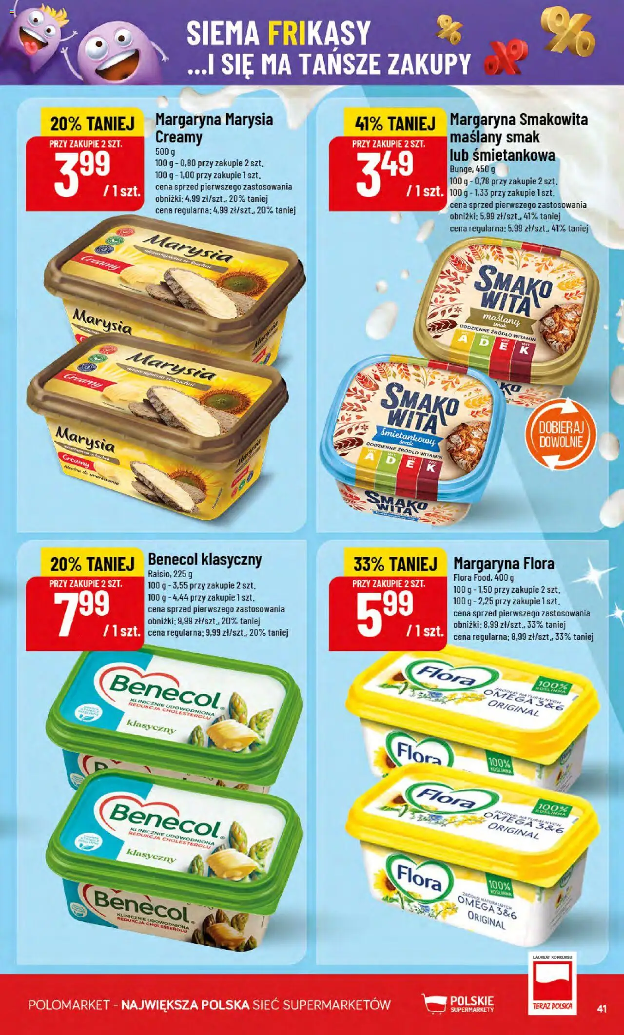 POLOmarket Gazetka od 17.09.2025 | Strona: 41 | Produkty: Margaryna