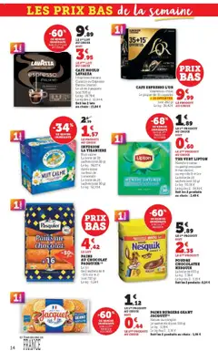 Hyper U - Prévisualisation de Hyper U - Les prix bas de la semaine valide à partir de 14.10.2025 | Page: 14 | Produits: Menthe, Infusion, Poudre, Chocolat