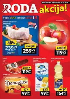 Roda katalog - pregled Roda kataloga - važi od 23.10.2025