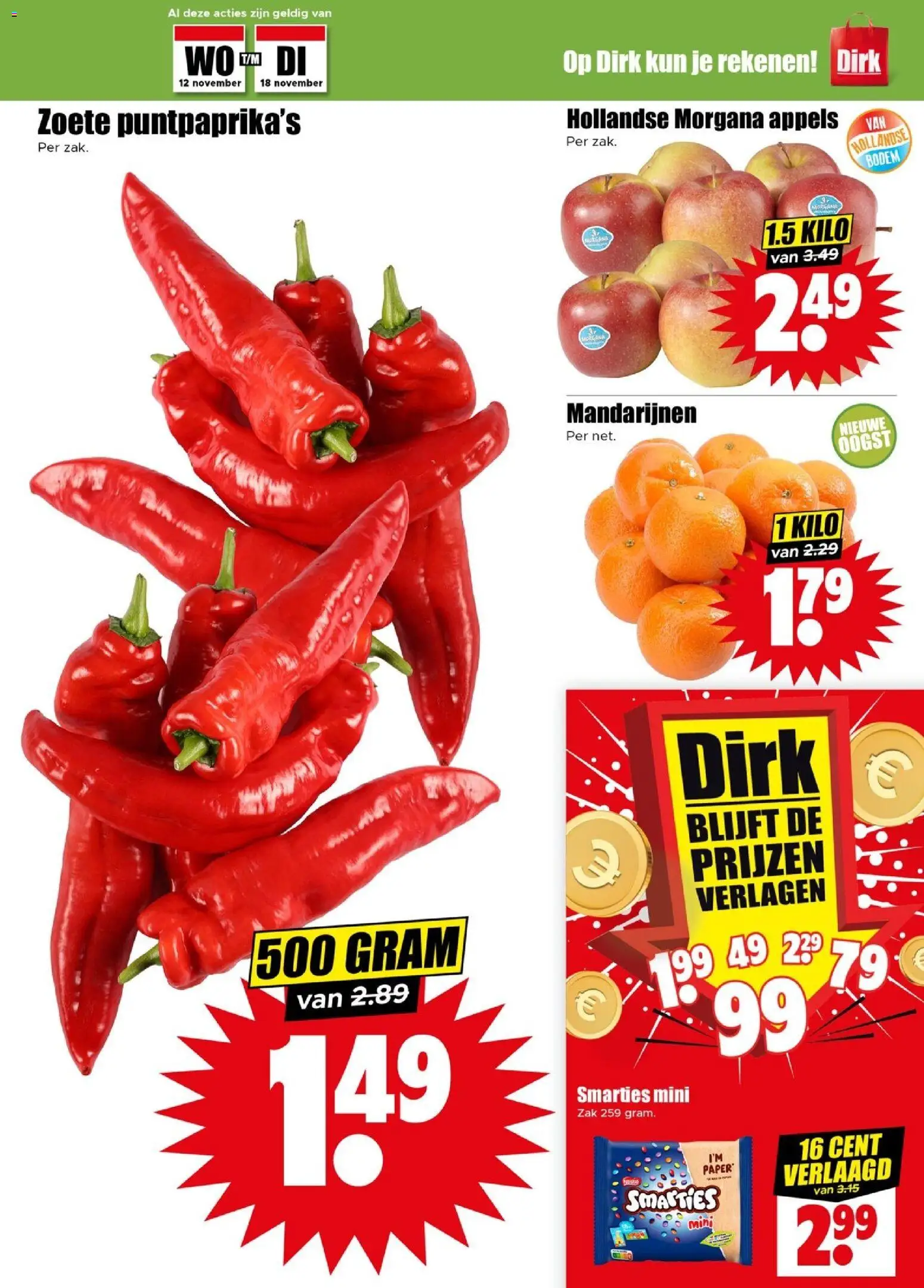 {H1} | Pagina: 5 | Producten: Appels, Mandarijnen, Zak