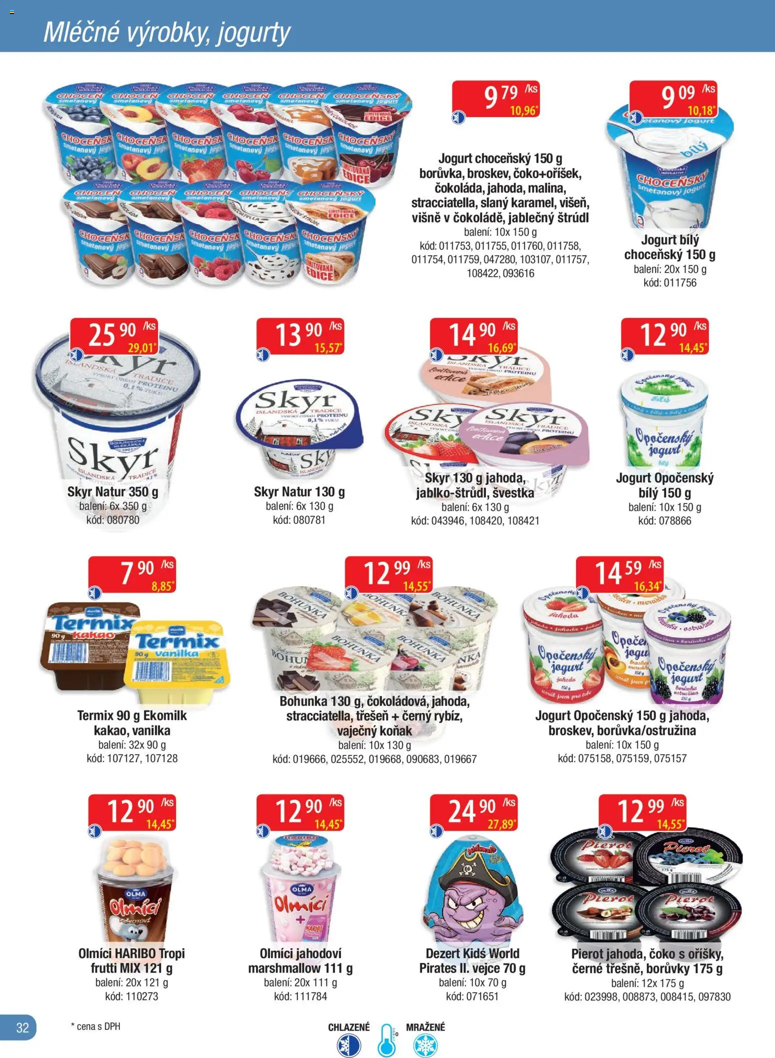 Astur & Qanto leták - Velkoobchod fresh 01/2026 od 01.01.2026 | Strana: 32 | Produkty: Smetanový jogurt, Jogurt, Borůvky, Termix