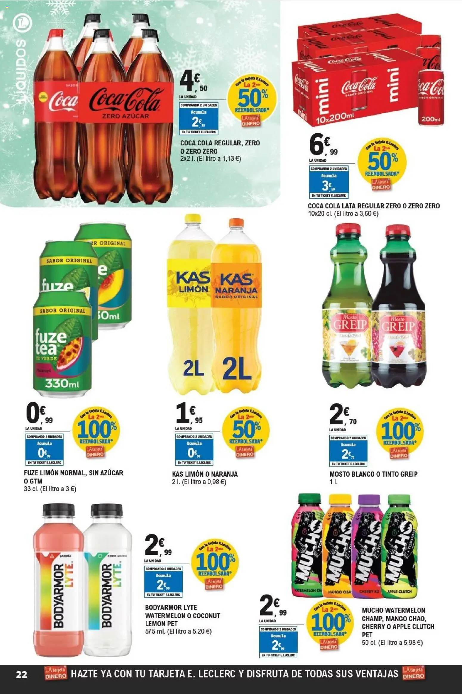 E.Leclerc folleto │ válido desde el 07.01.2026 | Página: 22 | Productos: Chal, Té, Apple, Sandía