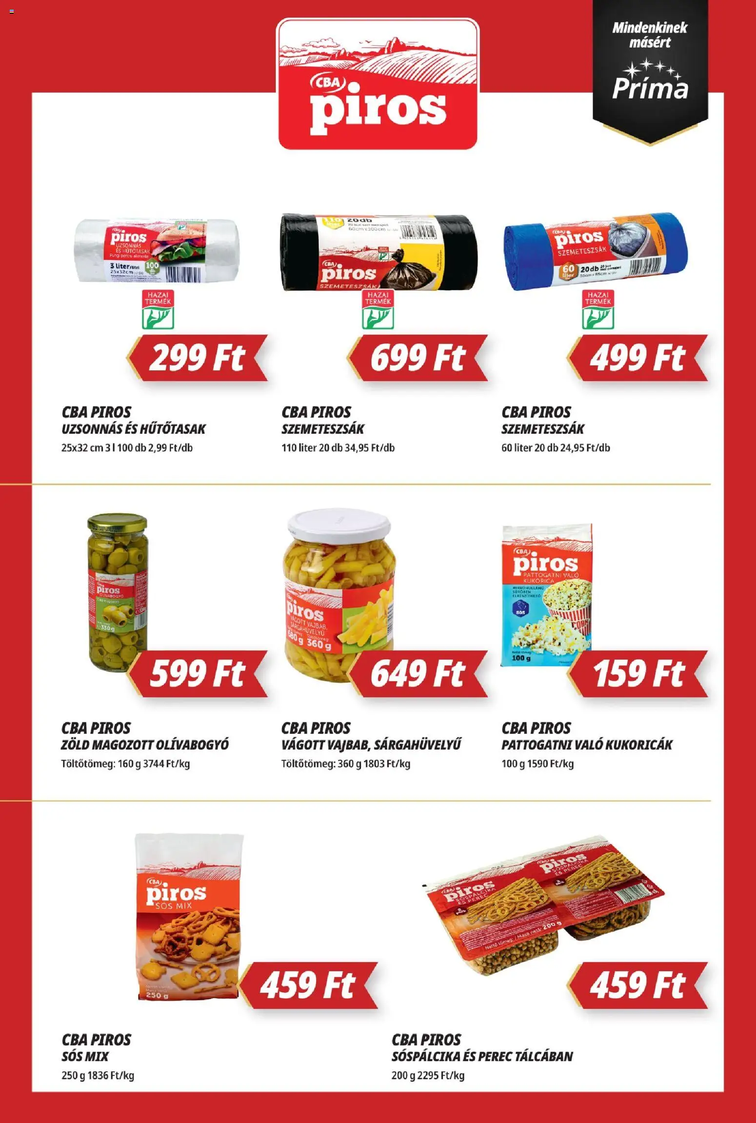 CBA Príma akciós ujság - amely érvényes a következő dátumtól: 12.02.2026 | Oldal: 4