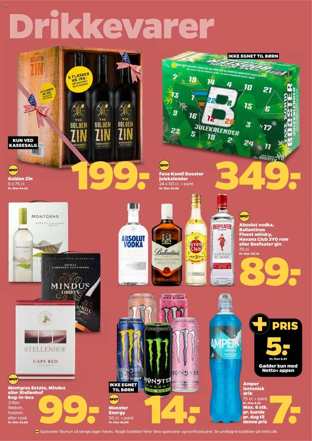 Netto tilbudsavis – gyldig fra 11.10.2025 | Side: 24 | Produkter: Te, Vodka, Whisky, Faxe Kondi