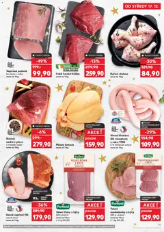 Náhled letáku Hovězí zadní z plece, z mladého býka cena za 1 kg od 17.12.2025 | Strana: 19