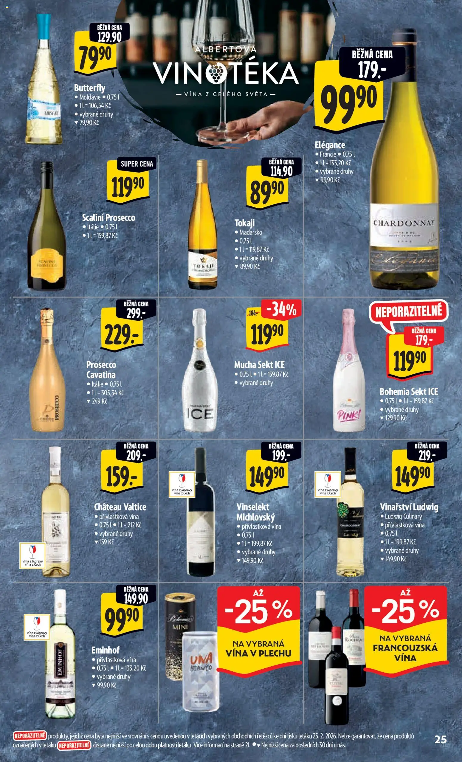 Albert leták - Hypermarket od 04.03.2026 | Strana: 33 | Produkty: Prosecco, Bohemia sekt, Sekt, Bohemia Sekt Ice
