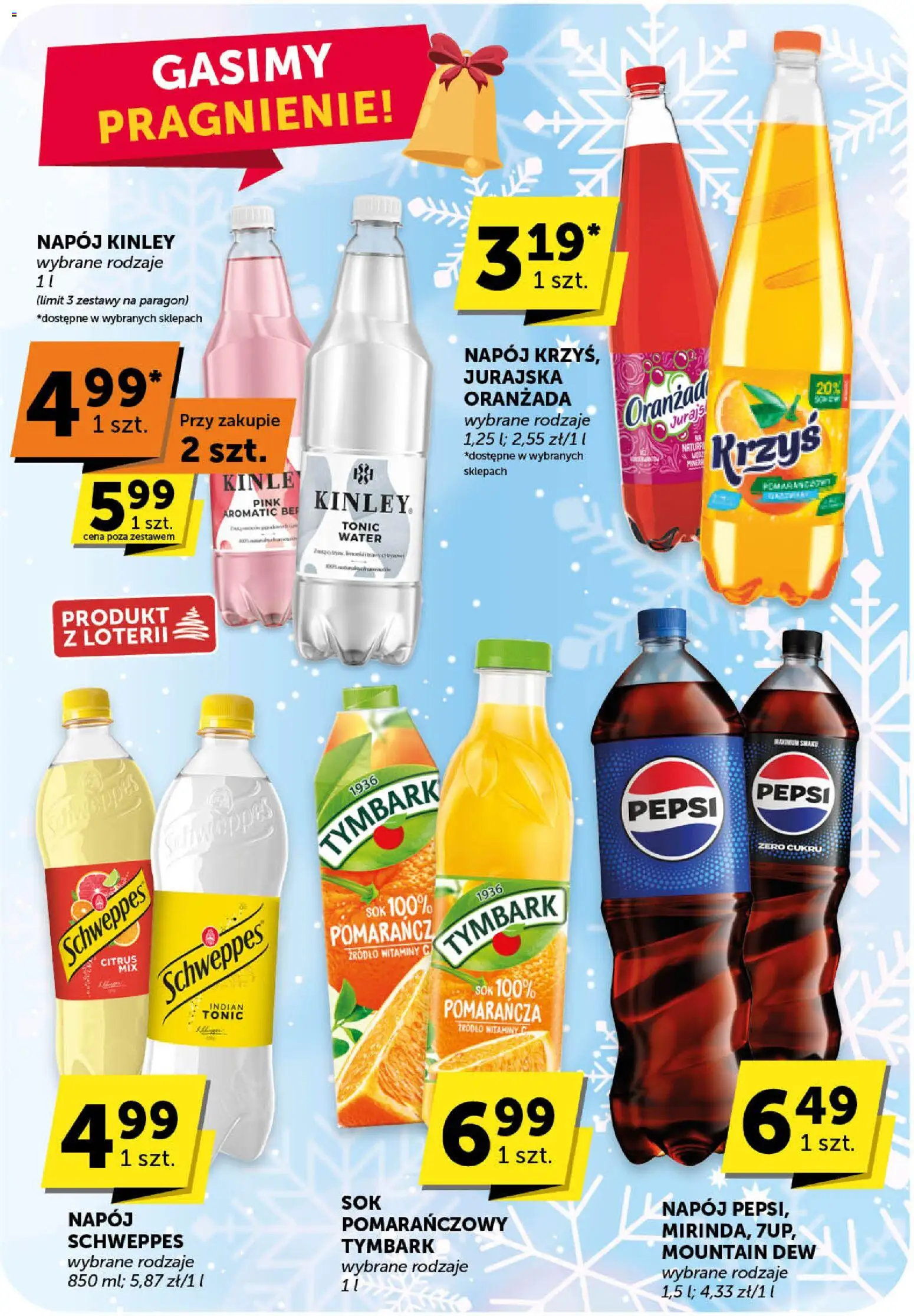 Groszek Gazetka od 27.11.2025 | Strona: 43 | Produkty: Pepsi, Sok