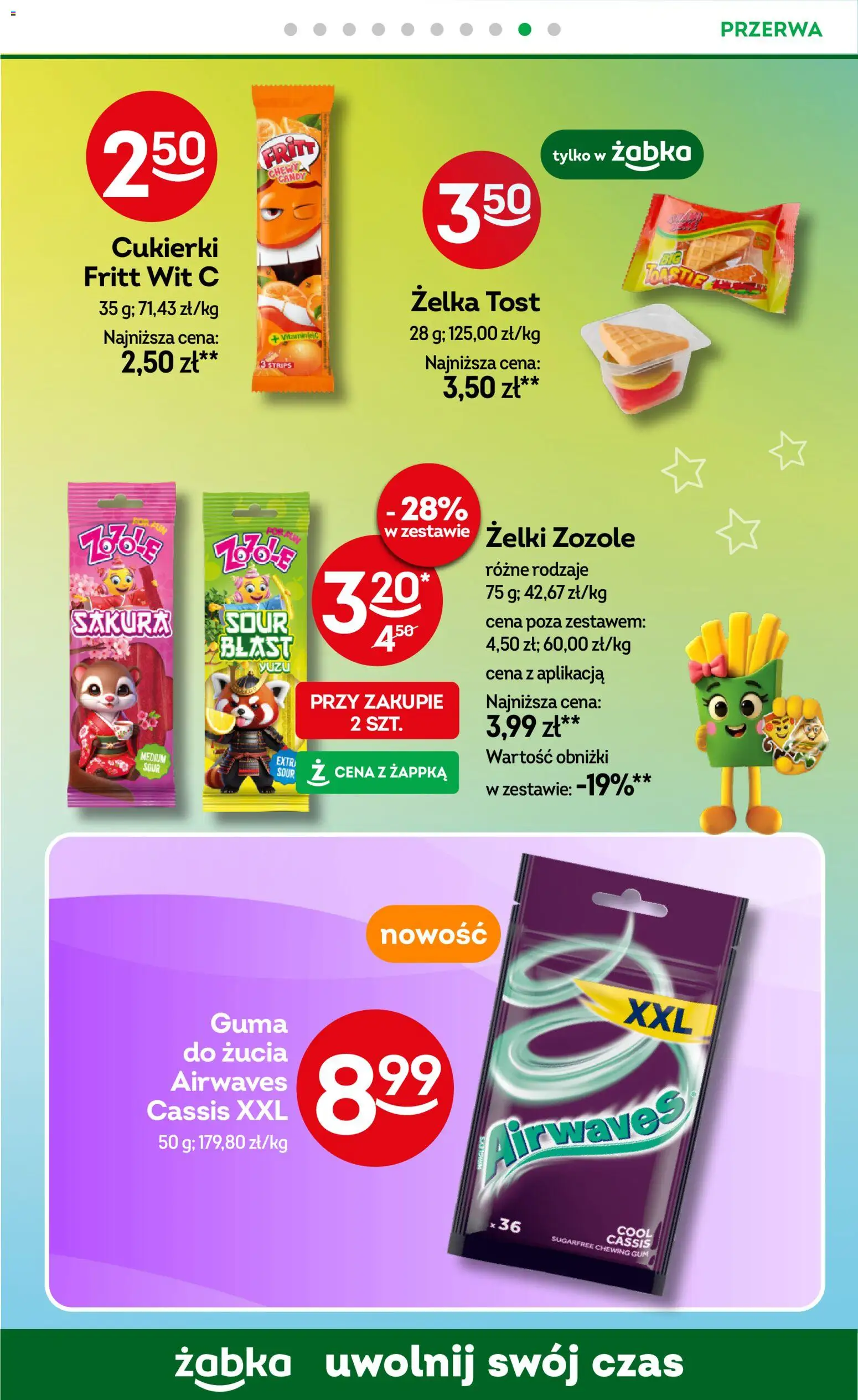 Żabka Gazetka od 05.11.2025 | Strona: 56 | Produkty: Por, Żelki, Guma do żucia, Cukierki