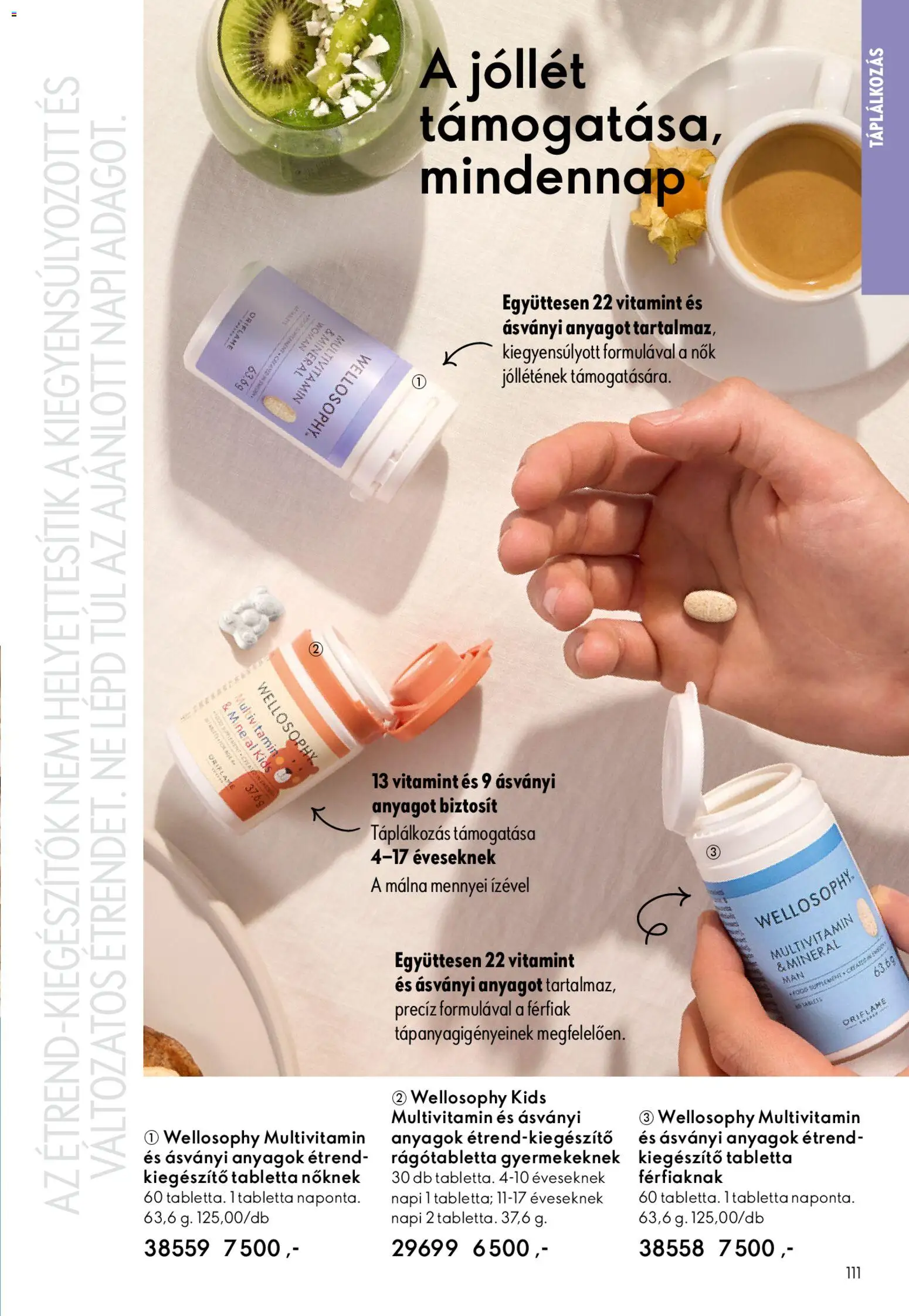 Oriflame akciós ujság - amely érvényes a következő dátumtól: 15.04.2026 | Oldal: 111 | Termékek: Málna, Multivitamin