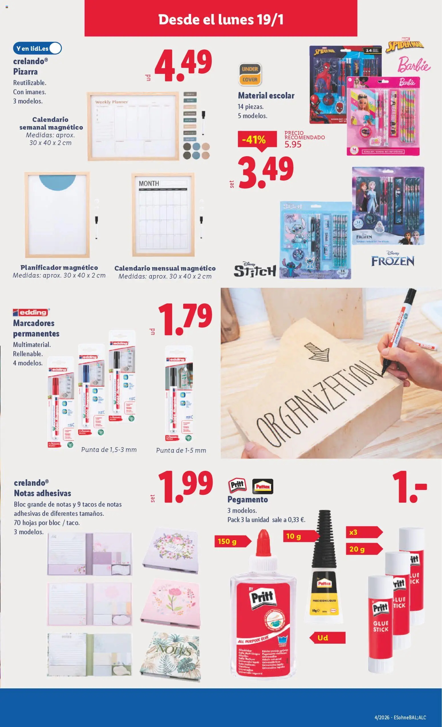Lidl folleto de bazar │ válido desde el 19.01.2026 | Página: 17 | Productos: Tacos