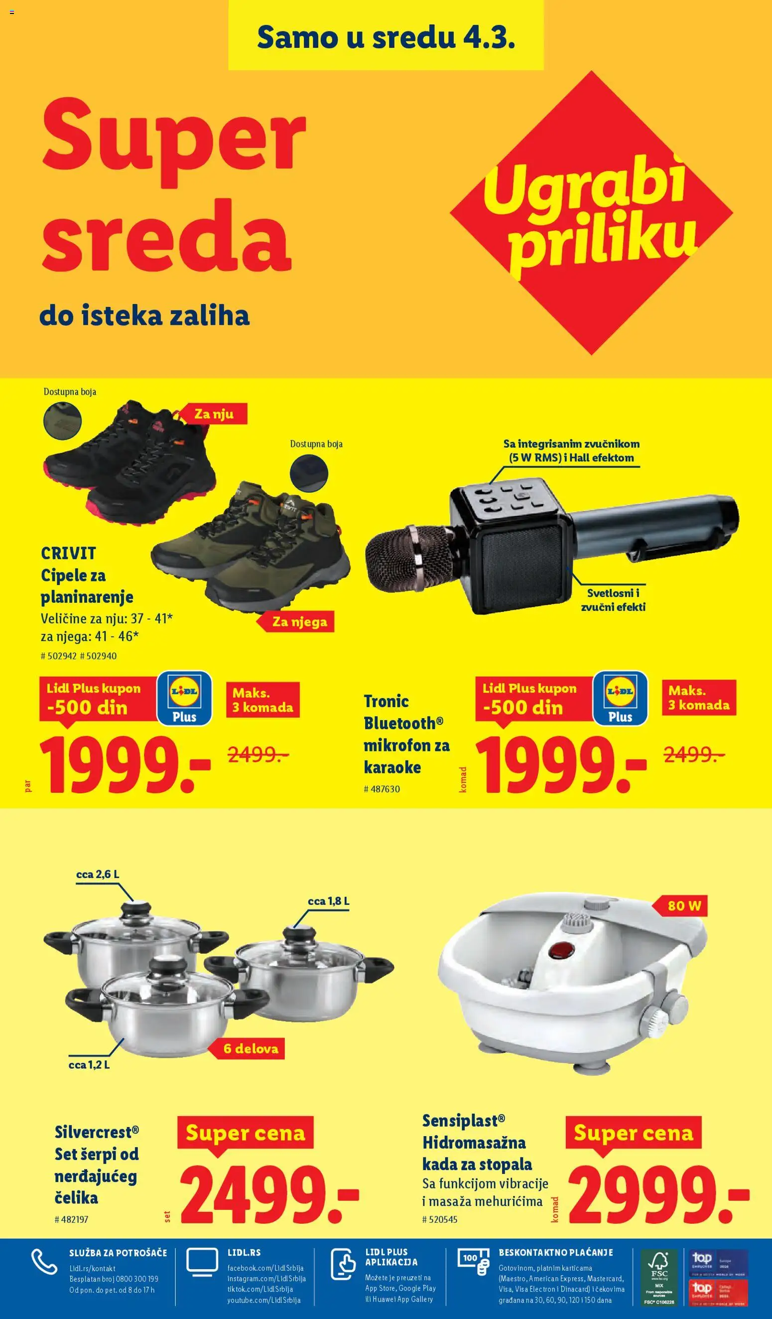 Lidl katalog - važi od 26.02.2026 | Strana: 100 | Proizvode: Silvercrest, Cipele, Mikrofon