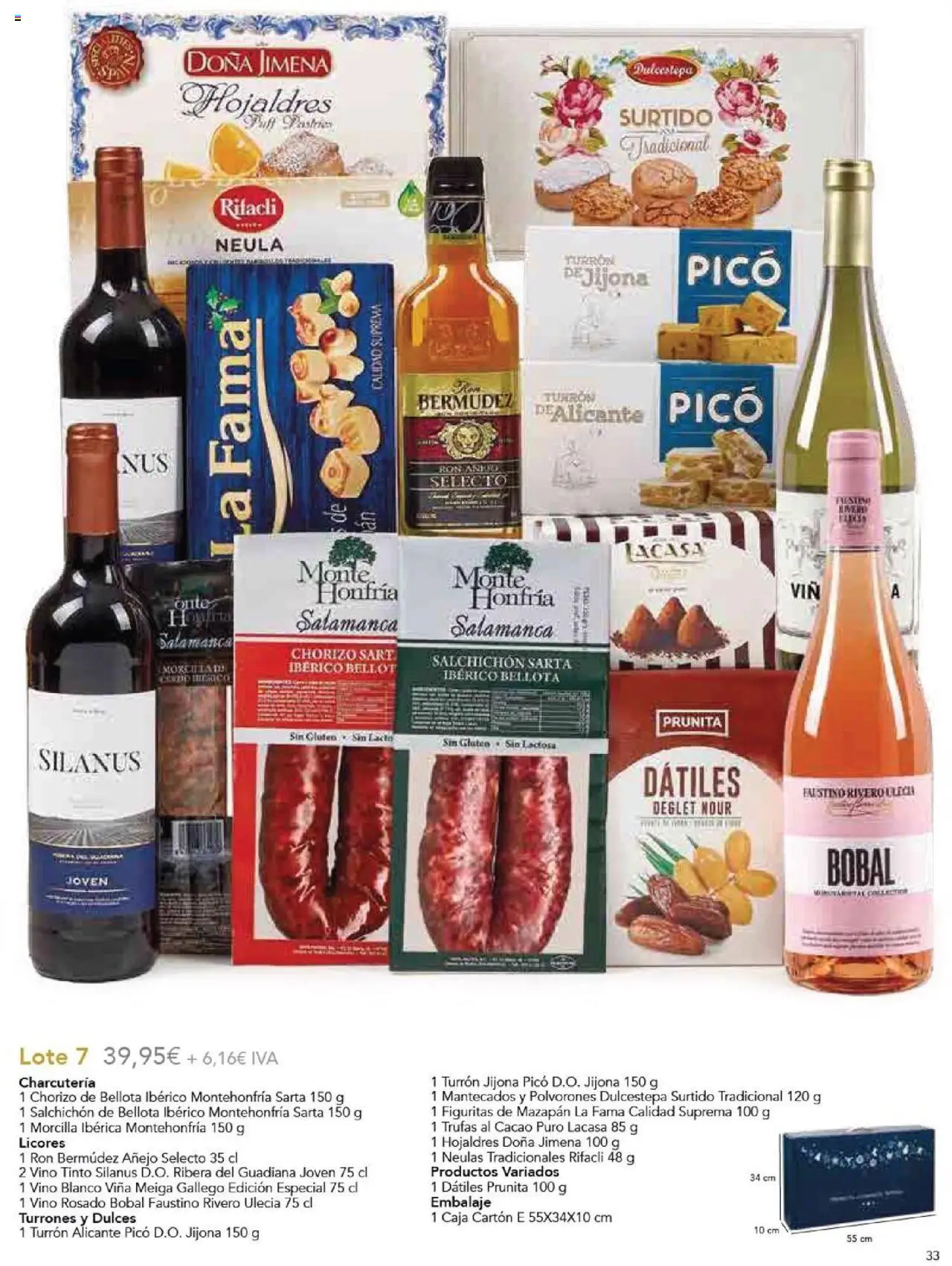 E.Leclerc Regalos de Navidad 2025 │ válido desde el 10.10.2025 | Página: 35 | Productos: Ron, Vino, Φρυγανιές σικάλεως, Caja