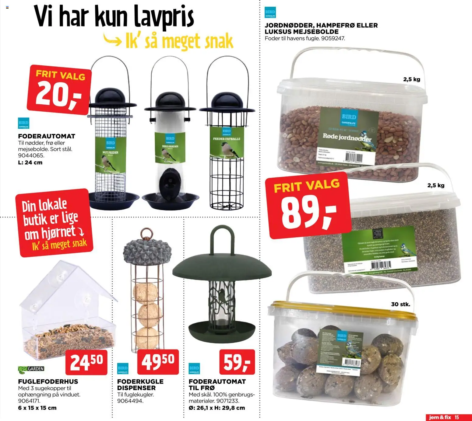 Jem & fix tilbudsavis – gyldig fra 11.01.2026 | Side: 15 | Produkter: Jordnødder